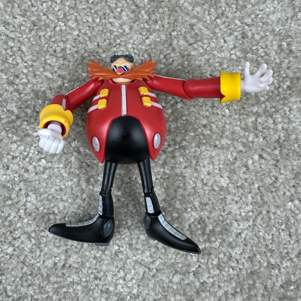 Jakks Pacific Sonic the Hedgehog Dr Eggman 4" Action Figure Dr Robotnik SEGA Toy